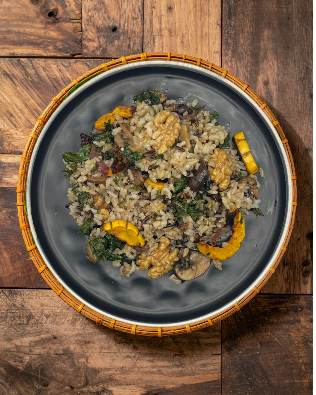 Wild Rice Pilaf (V, GF)