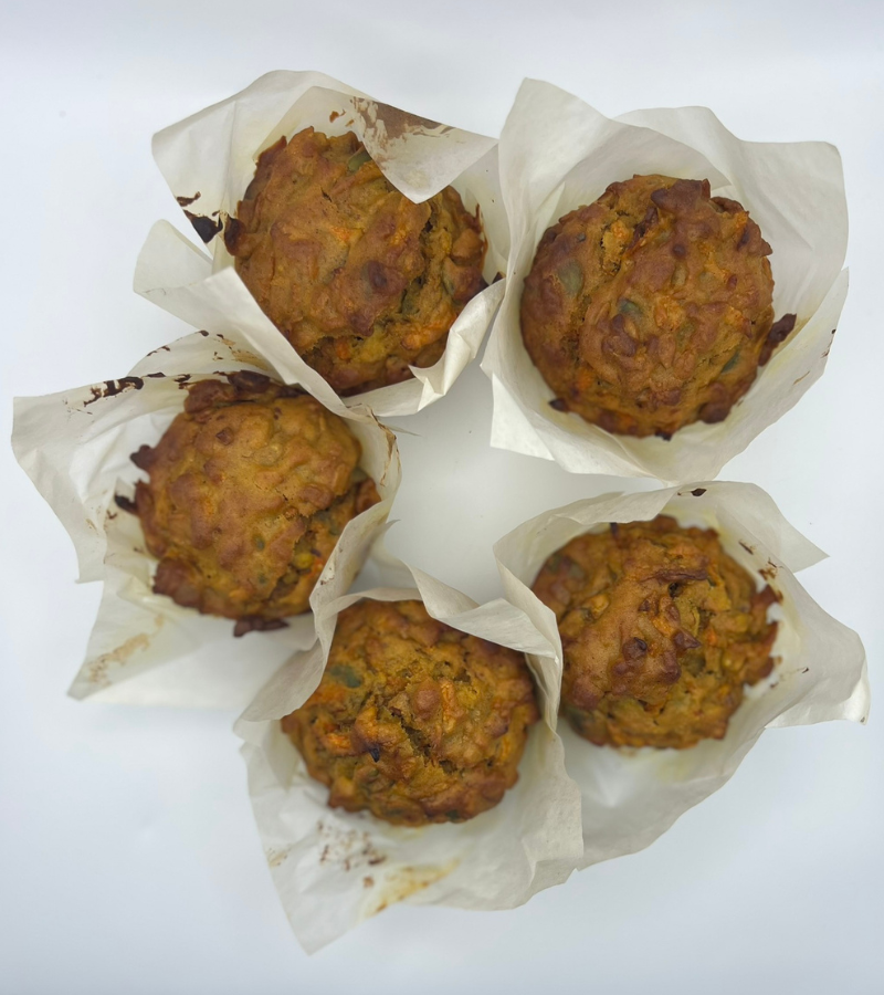 Pumpkin Apple Morning Glory Muffins - Two Per Order