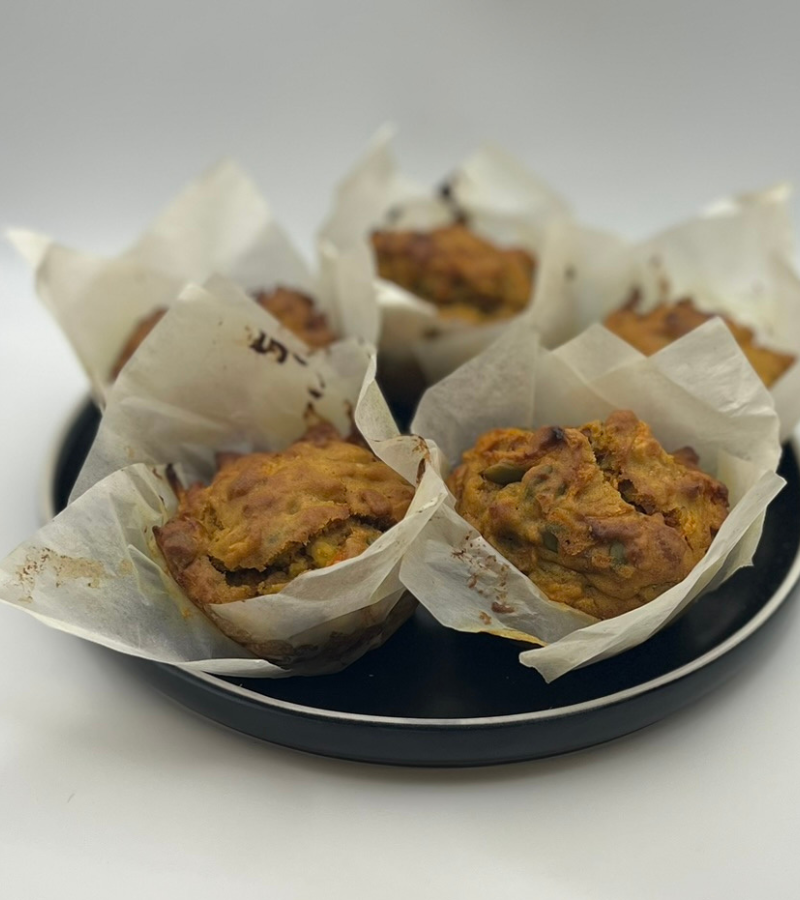 Pumpkin Apple Morning Glory Muffins - Two Per Order