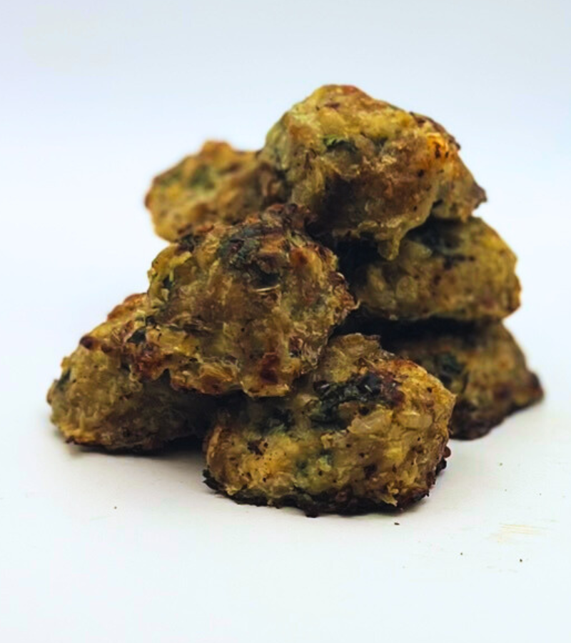 Turkey Spinach Meatballs with Feta (Four Per Order)