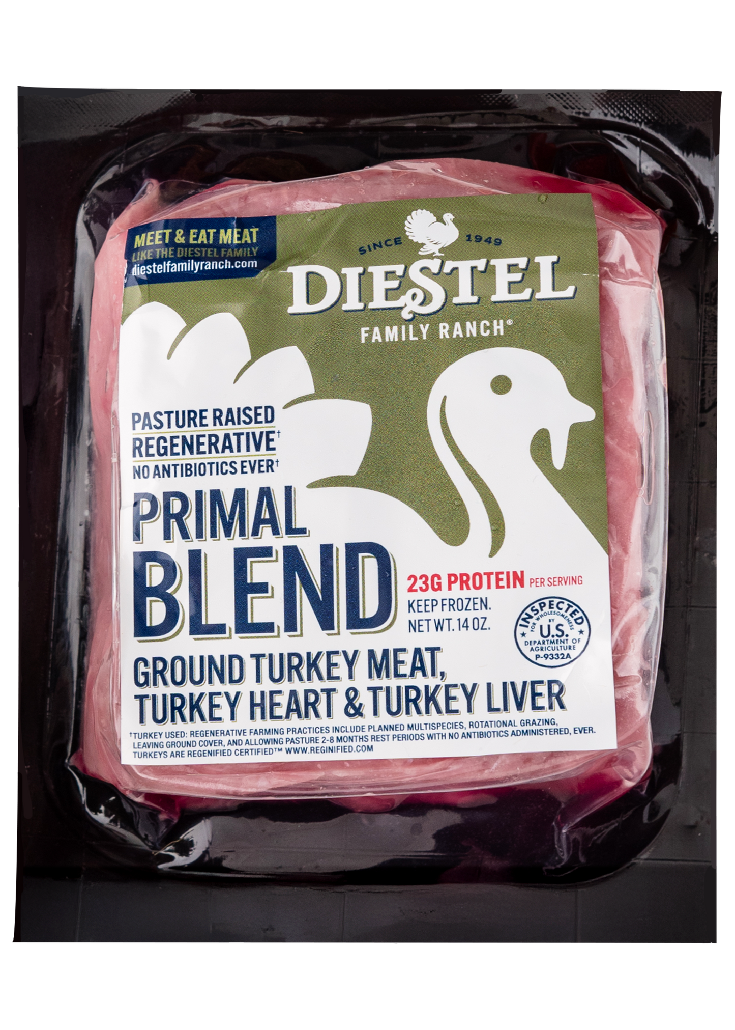 Raw Primal Blend Ground Turkey